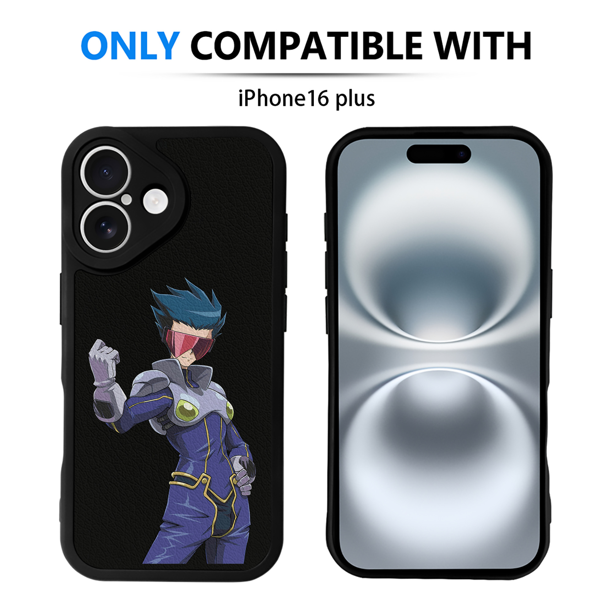 遊☆戯☆王 Yu-Gi-Oh! 【iPhone 16シリーズ対応】シリコンスマホケース（レザー調） 材質：シリコン